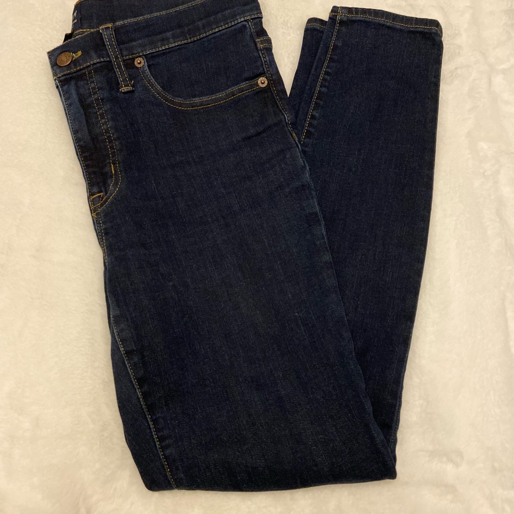 JCrew 9in skinny high rise jeans